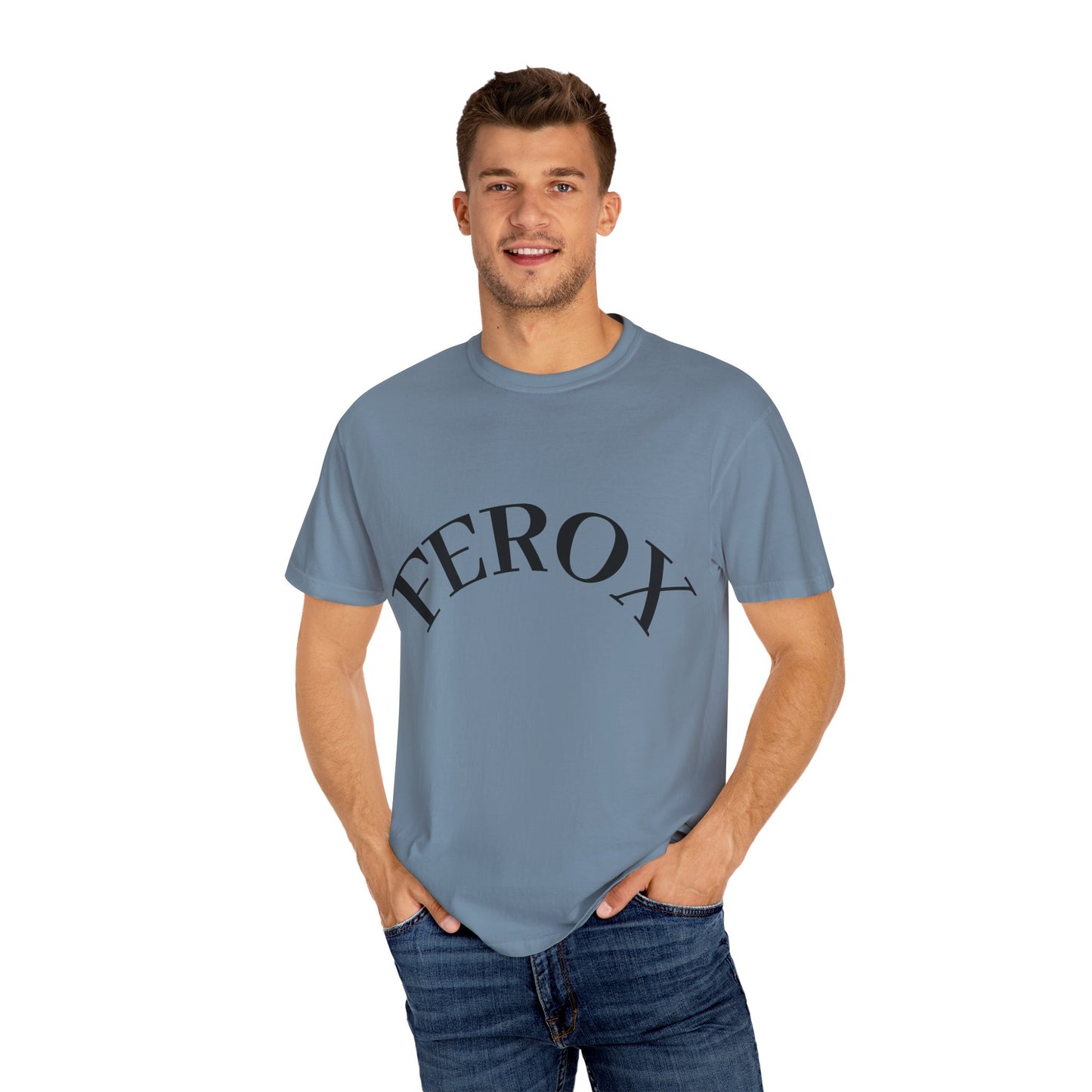 Stylish Unisex Garment-Dyed T-Shirt - Perfect for Casual Outings, Gifts, and Everyday Wear, FEROX Design