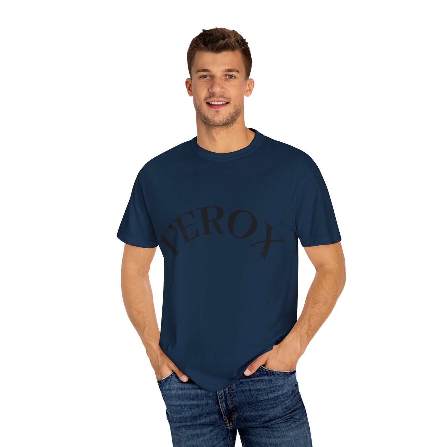 Stylish Unisex Garment-Dyed T-Shirt - Perfect for Casual Outings, Gifts, and Everyday Wear, FEROX Design