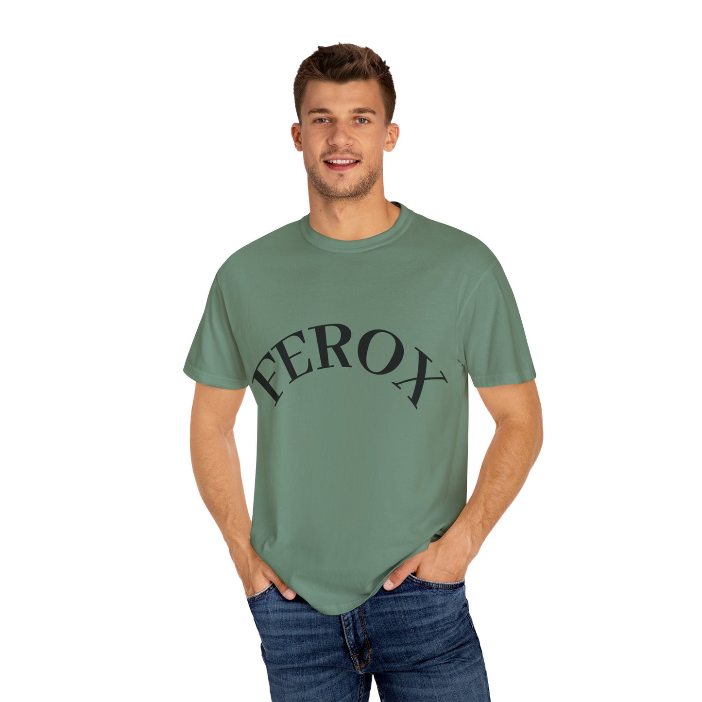 Stylish Unisex Garment-Dyed T-Shirt - Perfect for Casual Outings, Gifts, and Everyday Wear, FEROX Design